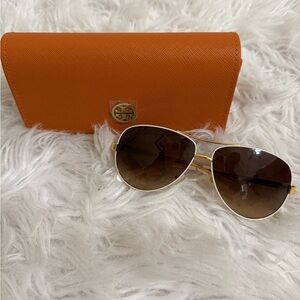 White Tory Burch sunglasses